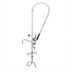 Thumbnail image #2 for T&S Brass Single-Hole Deck-Mount Mixing Faucet with 12-Inch Swing Nozzle and Spray Valve