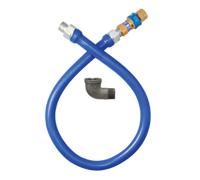 Dormont Blue Hose 72-Inch Moveable Gas Connector Hose Assembly, 1/2-Inch I.D., with SnapFast Quick-Disconnect