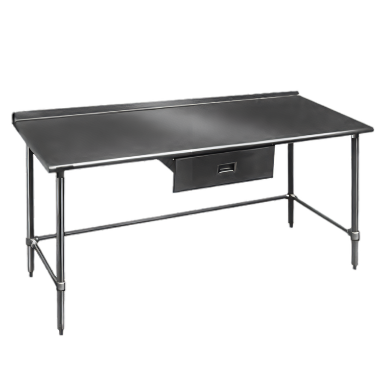 Product image #1 for Eagle Group Budget Series 72-Inch x 36-Inch Stainless Steel Work Table with 1-1/2-Inch Rear Up-Turn