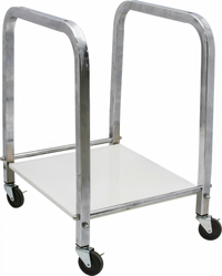 BakeryXpress Portable Equipment Stand with Shelf and Casters for BM-36, LD-626, or BMIH Models
