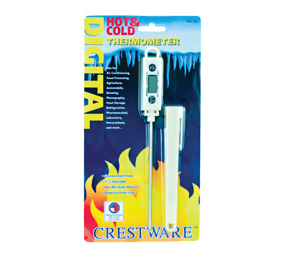 Product image #1 for Crestware Digital Pocket Thermometer with Stainless Stem, -40°F to 302°F
