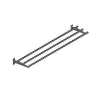 John Boos 36-Inch x 12-Inch Stationary 3-Bar Stainless Steel Tray Slide