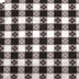 Thumbnail image #1 for Winco 52 x 70 Inch Rectangular Black Checkerboard Vinyl Tablecloth