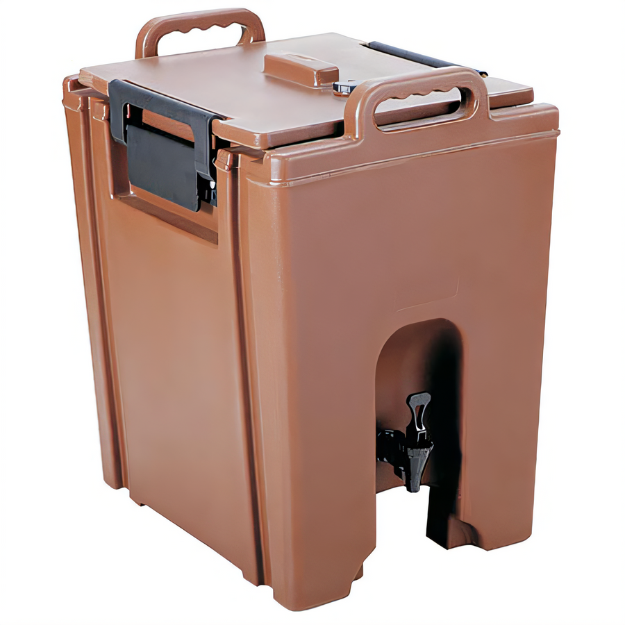 Product image #1 for Omcan USA 11.75 Gallon Brown Insulated Double-Wall Beverage Dispenser