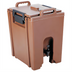 Thumbnail image #1 for Omcan USA 11.75 Gallon Brown Insulated Double-Wall Beverage Dispenser