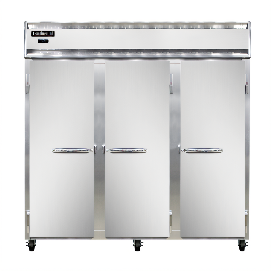 Product image #1 for Continental Refrigerator 3FN Three-Section Standard Depth Reach-In Freezer
