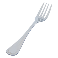 Crestware Simplicity 7-3/8 Inch Heavy Weight Dinner Fork, 18/8 Stainless Steel, Mirror Finish