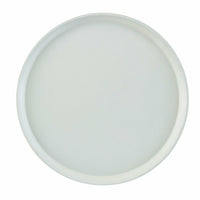 Cambro Camtray 10 Inch Round Serving Tray, Fiberglass, White