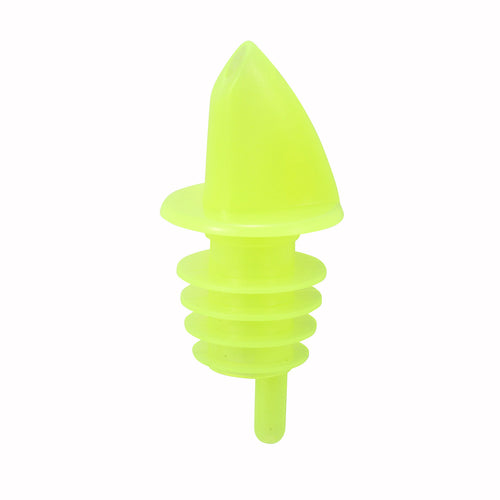 Product image #1 for Winco Free-Flow Yellow Plastic Liquor Pourer Without Collar