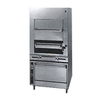 Thumbnail image #1 for Jade Range (Middleby) Titan JMHBI-36 36-Inch Stainless Steel Modular Single-Deck Gas Infrared Upright Broiler