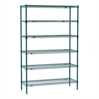 Metro Super Erecta 6-Tier Stationary Starter Wire Shelving Unit, 48