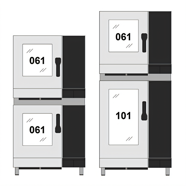 Product image #1 for Lainox Marine Version Stacking Kit for NAE061B/NAG061B Top and NAE061B/NAE101B Bottom Units