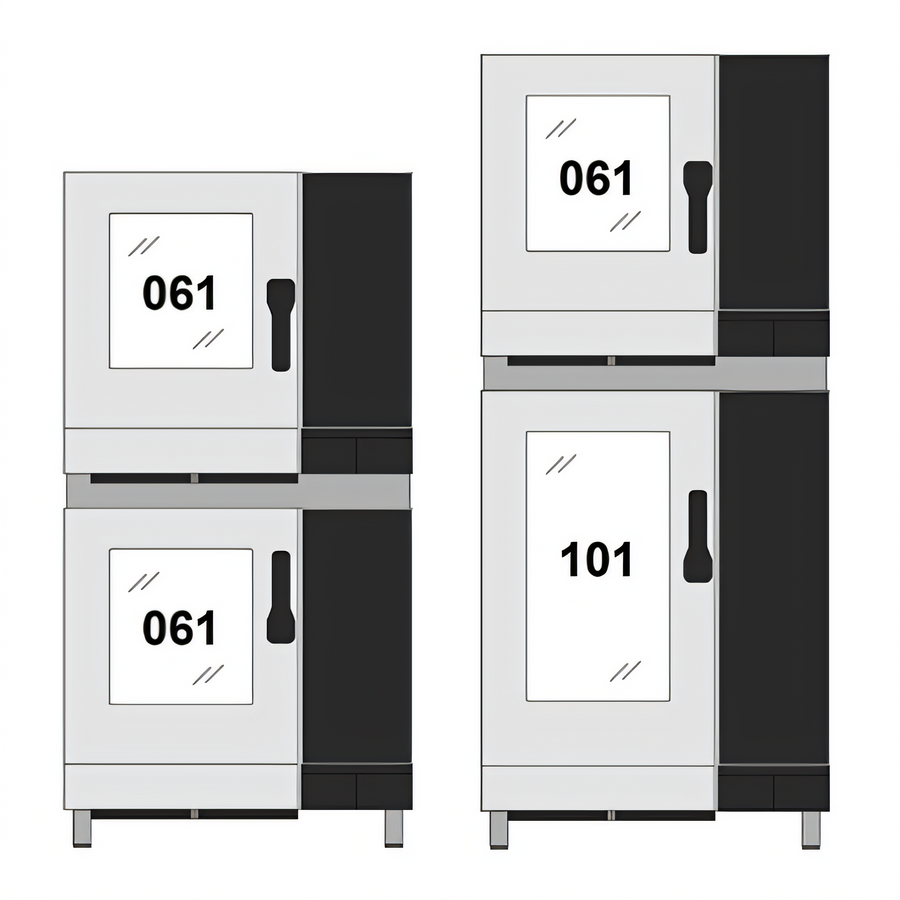 Product image #1 for Lainox Marine Version Stacking Kit for NAE061B/NAG061B Top and NAE061B/NAE101B Bottom Units