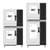 Thumbnail image #1 for Lainox Marine Version Stacking Kit for NAE061B/NAG061B Top and NAE061B/NAE101B Bottom Units