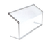 Thumbnail image #1 for Clear Portable Free-Standing Single-Sided Adjustable Sneeze Guard, 73-1/4 Inch