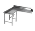 Thumbnail image #1 for Eagle Group CDTCIL-120-16/4 Island Clean Dishtable, 120-Inch x 60-Inch, 16-Gauge 430 Stainless Steel