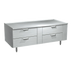 Thumbnail image #1 for 64-Inch Stainless Steel Remote Refrigerated Equipment Stand with 4 Drawers