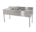 Thumbnail image #1 for Eagle Group 2200 Series Two-Compartment Underbar Sink Unit with Left Drainboard