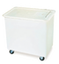 Thumbnail image #1 for Carlisle Mobile 27-Gallon Ingredient Bin with Clear Sliding Lid, White
