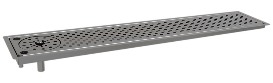 Product image #1 for Glastender 36-Inch Stainless Steel Drop-In Rinser Faucet Drain Tray