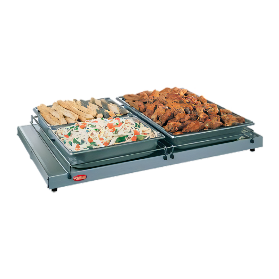 Product image #1 for Hatco Glo-Ray® 42-Inch Freestanding Heated Shelf, 17-1/2-Inch Deep, Stainless Steel Top, Aluminum Base