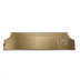 Thumbnail image #1 for 52-Inch Surface Mount Drip Tray Trough with Integral Glass Rinser, PVD Brass Screen, and Metropolis H Draft Tower Cutout