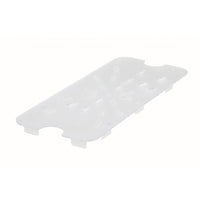Winco Poly-Ware 1/3 Size Clear Polycarbonate Drain Shelf