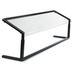 Thumbnail image #1 for Carlisle Portable Free-Standing Single-Sided Adjustable Sneeze Guard, 73-1/4 Inch Long, Black