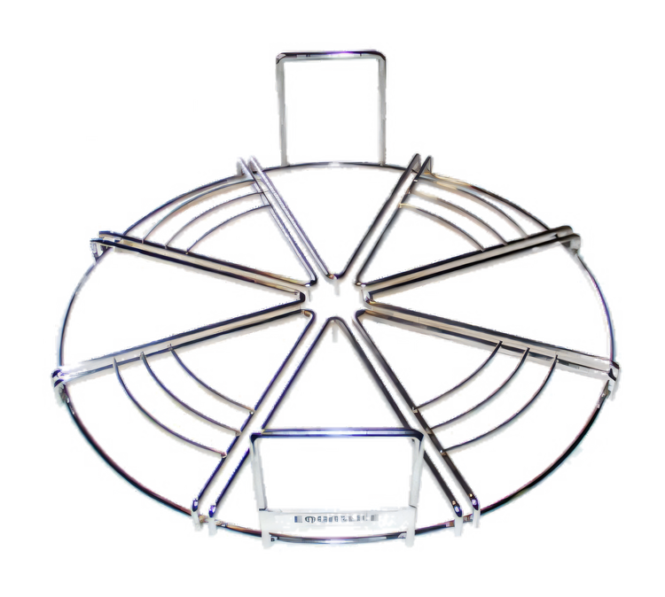 Product image #1 for Equaslice™ 8-Cut Pizza Cutting Guide for Up to 18-Inch Pies, Stainless Steel Bars