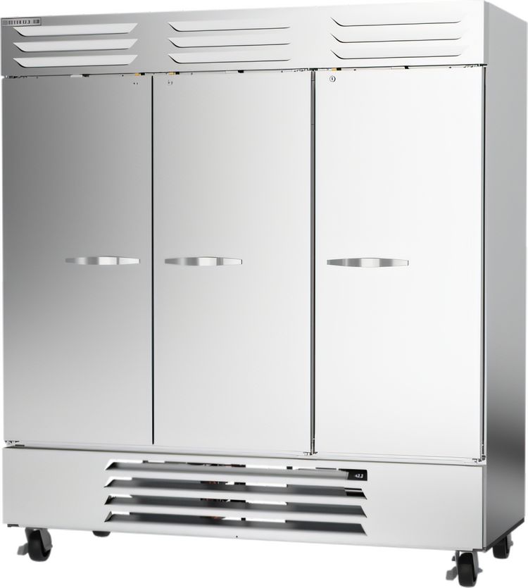 Product image #1 for Beverage-Air Vista® 3-Section Bottom-Mount Reach-In Freezer with Solid Doors, 75" W, 68.43 Cu. Ft.