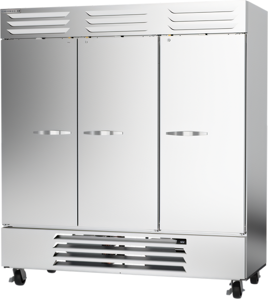 Product image #1 for Beverage-Air Vista® 3-Section Bottom-Mount Reach-In Freezer with Solid Doors, 75" W, 68.43 Cu. Ft.