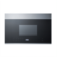 Summit Commercial 24-Inch Over-the-Range Microwave Oven with Hood Ventilation, 1.34 Cu. Ft., 1000 Watts, Stainless Steel
