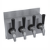 Thumbnail image #1 for Krowne Wall-Mount Four-Faucet Glycol-Cooled Beer Tower with Drip Tray