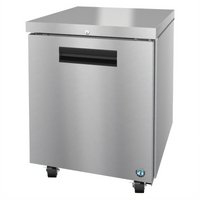 Hoshizaki Steelheart UR27B-01 27-Inch Undercounter Reach-In Refrigerator, 1-Section, Solid Door, Stainless Steel