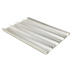 Thumbnail image #1 for Winco 4-Slot Perforated Aluminum Baguette Pan, 18 x 26 x 1 Inch