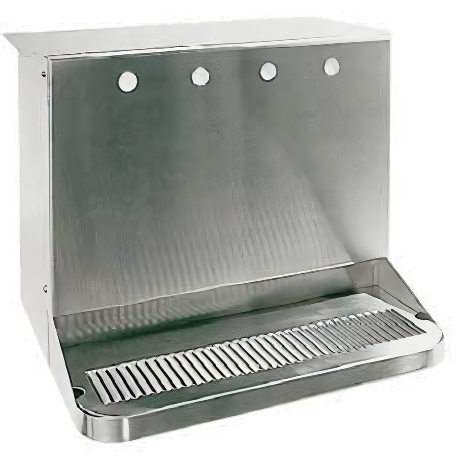 Product image #1 for Micro Matic USA SB420 Underbar 4-Faucet Glycol-Cooled Draft Beer Dispenser Shell with Drip Tray, Brushed Stainless Steel
