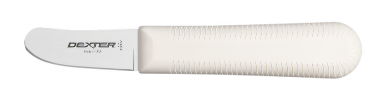 Product image #2 for Dexter Russell Sani-Safe 2-Inch Scallop Knife with White Polypropylene Handle