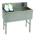 Thumbnail image #1 for Advance Tabco Prestige Supreme 42-Inch Bar Ice Chest with 10-Circuit Cold Plate, Left Bottle Rack, and 7-Inch Backsplash