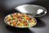 Thumbnail image #1 for American Metalcraft Hammered Stainless Steel Oval Serving Bowl, 144 oz.
