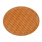 Thumbnail image #2 for Cambro Camtray® 2700302 Oval Fiberglass Serving Tray, 22 x 26-7/8 Inches, Light Basketweave Case of 6