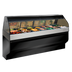 Thumbnail image #1 for Alto-Shaam Halo Heat 96-Inch Full-Service Hot Food Display Case with Curved Glass Front and Stationary Base