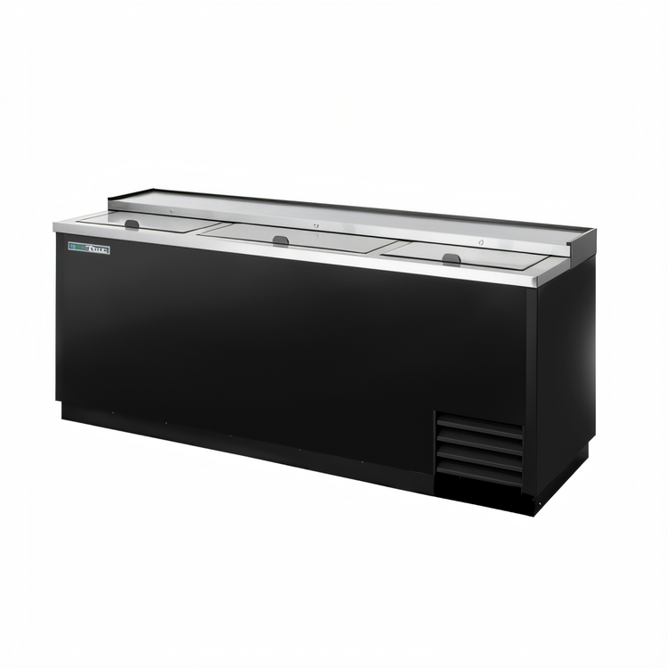 Product image #1 for True Floor Model Flat Top Bottle Cooler with Stainless Steel Top and 30-Case Bottle / 42-Case Can Capacity