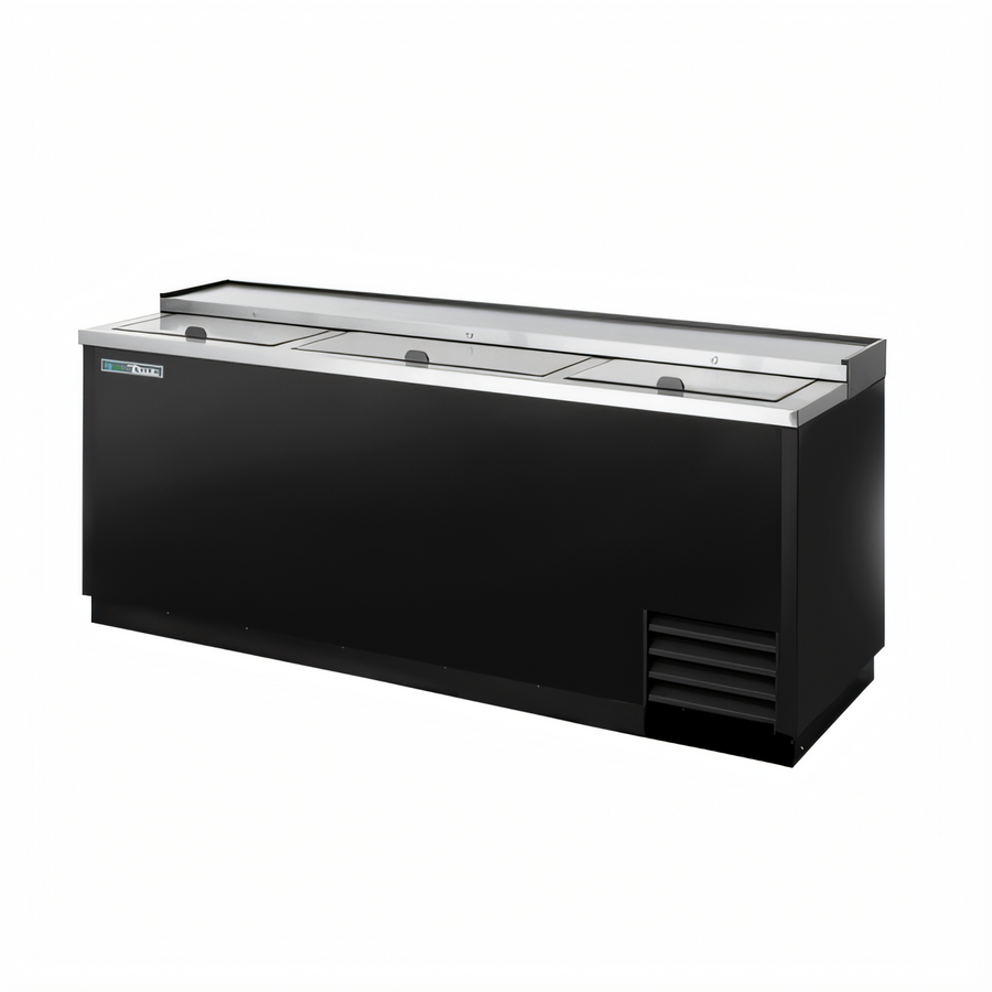 Product image #1 for True Floor Model Flat Top Bottle Cooler with Stainless Steel Top and 30-Case Bottle / 42-Case Can Capacity