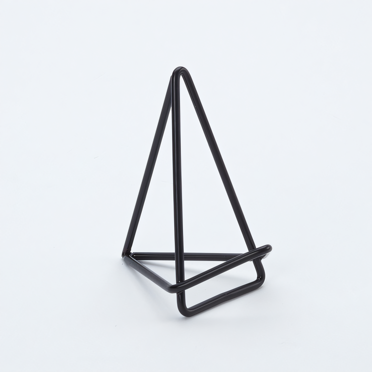 Product image #2 for American Metalcraft 3-Inch Geometric Black Metal Menu / Card Holder