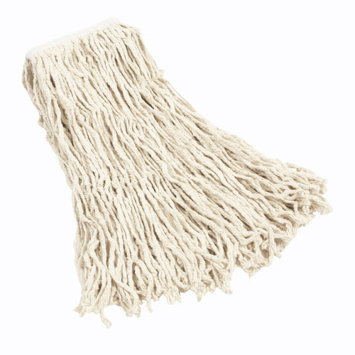 Product image #1 for Economy #20 Cotton Cut-End Mop Head with 1-Inch Headband, White