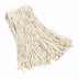 Thumbnail image #1 for Economy #20 Cotton Cut-End Mop Head with 1-Inch Headband, White