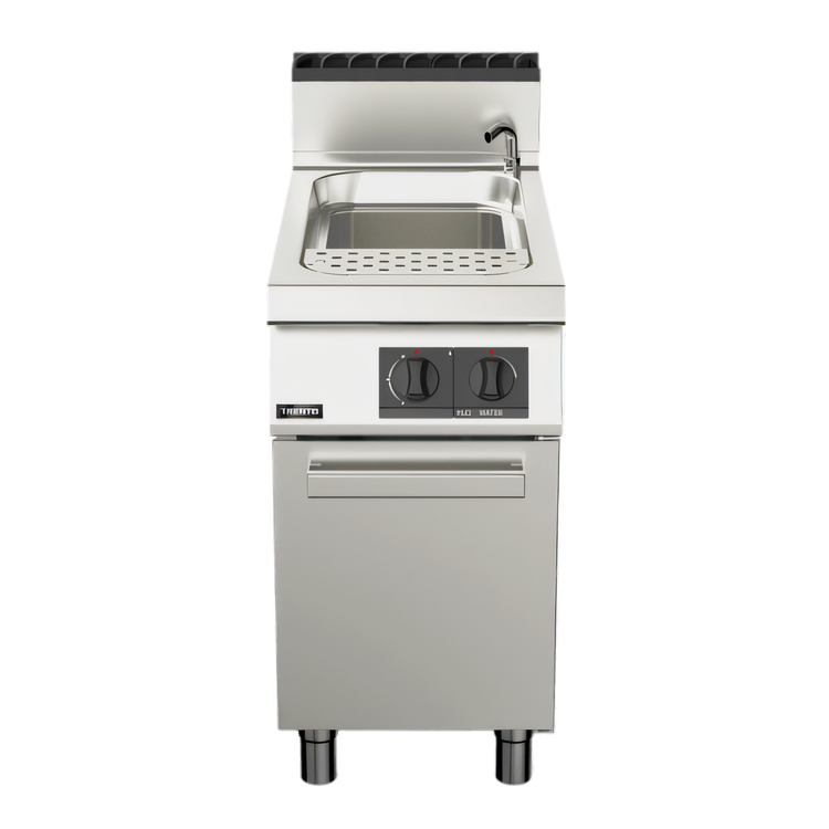 Product image #1 for Trento Single Tank Natural Gas Pasta Cooker with Top-Mount Faucet, 11.89-Gallon Floor Model