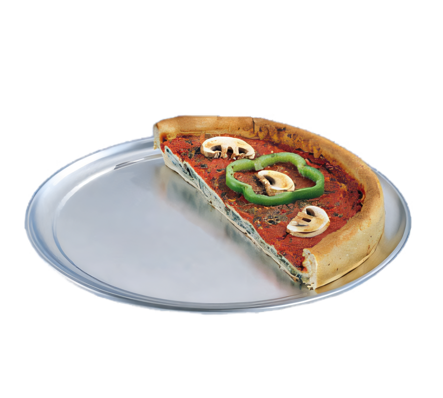 Product image #1 for American Metalcraft Round Wide-Rim 18-Gauge Solid Aluminum Pizza Pan, 6-Inch OD x 4-1/2-Inch ID