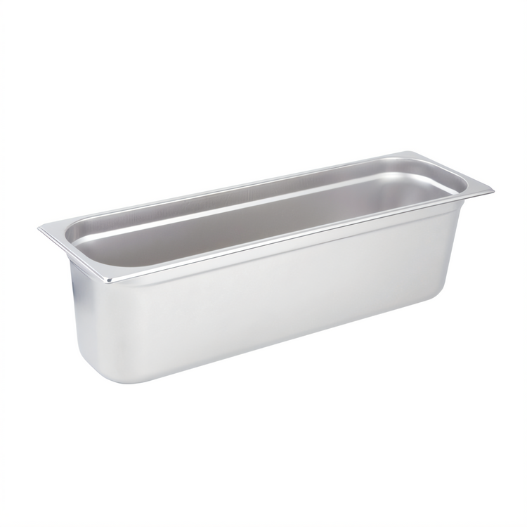 Product image #2 for Winco 1/2 Size Long Solid Steam Table Pan, 6-Inch Deep, 25-Gauge Stainless Steel