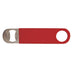 Thumbnail image #1 for 7-Inch Flat Stainless Steel Speed Bottle Opener with Red PVC Coating